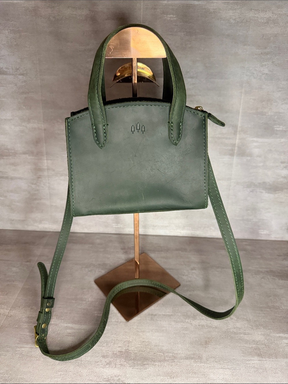 Portland Leather Goods-Mini Ashburn-Evergreen